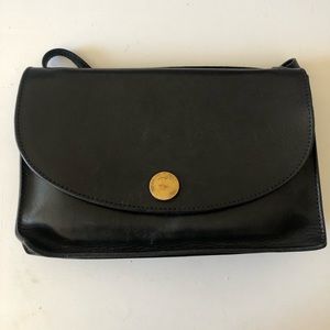 Madewell Black Crossbody Bag with Gold Accent